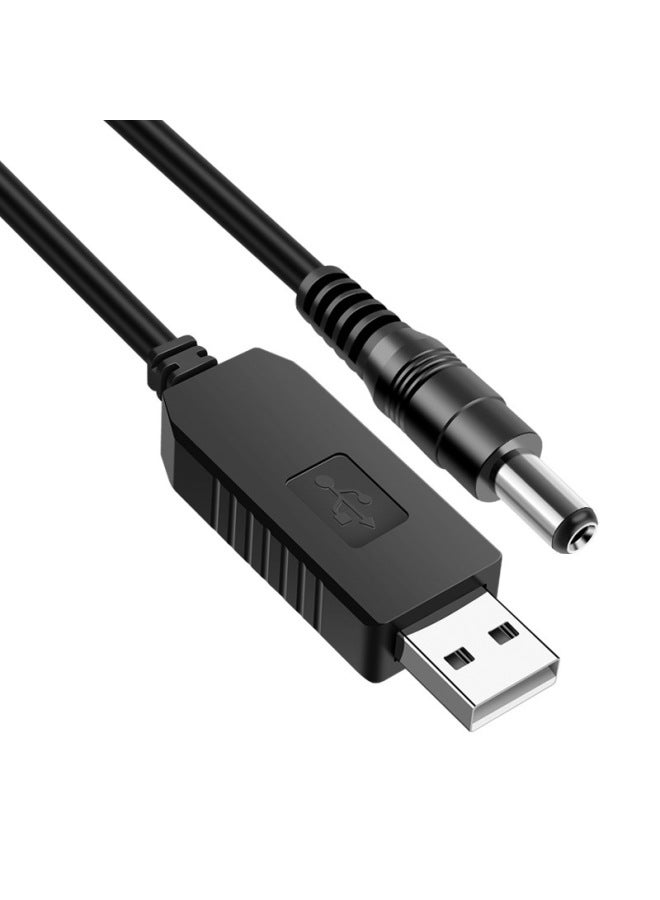 USB5V To DC9V12V Power Cord DC3.5 Round Hole 5.5 For Small Appliances WIFI Charging Treasure Boost Line-Color:12V DC5.5 - Image 1